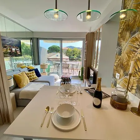 Appt Standing Sttropez Terrasse Piscine Parking Lejlighed Saint-Tropez